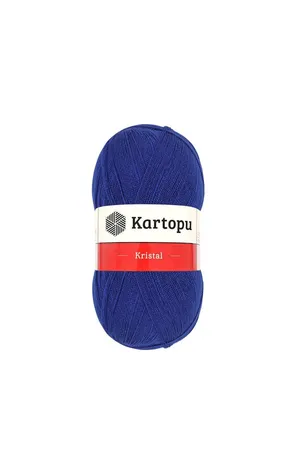 Kartopu Kristal K627 Koyu Saks Mavisi el örgü ipi