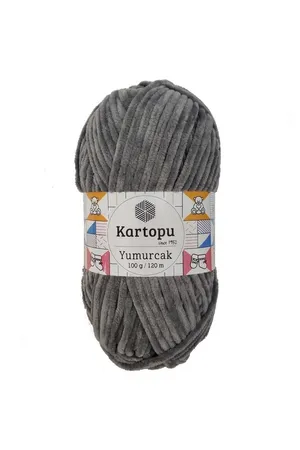 Kartopu Yumurcak K951 Koyu Gri el örgü ipi