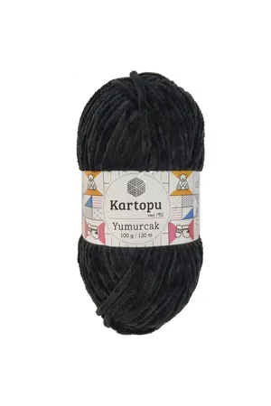 Kartopu Yumurcak K940 Siyah el örgü ipi