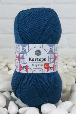 Kartopu Baby One K1533 Açık Petrol el örgü ipi