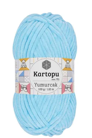 Kartopu Yumurcak K516 Gökyüzü el örgü ipi